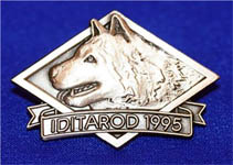 Iditarod Pewter Lapel - 1995
